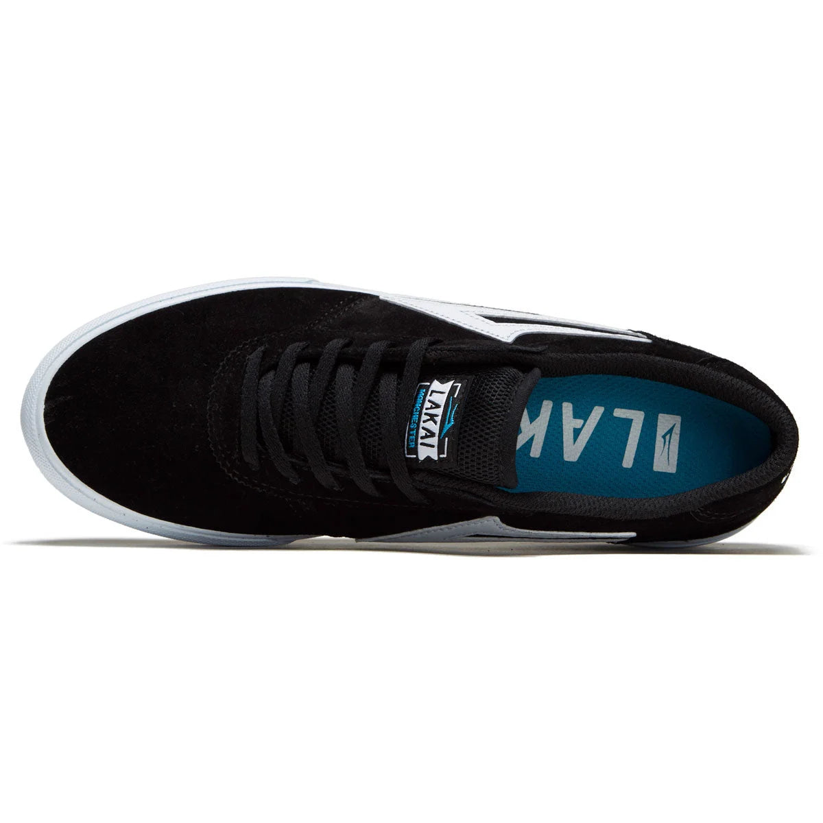 lakai manchester shoe black suede