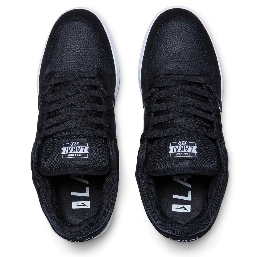 lakai telford low shoe black suede