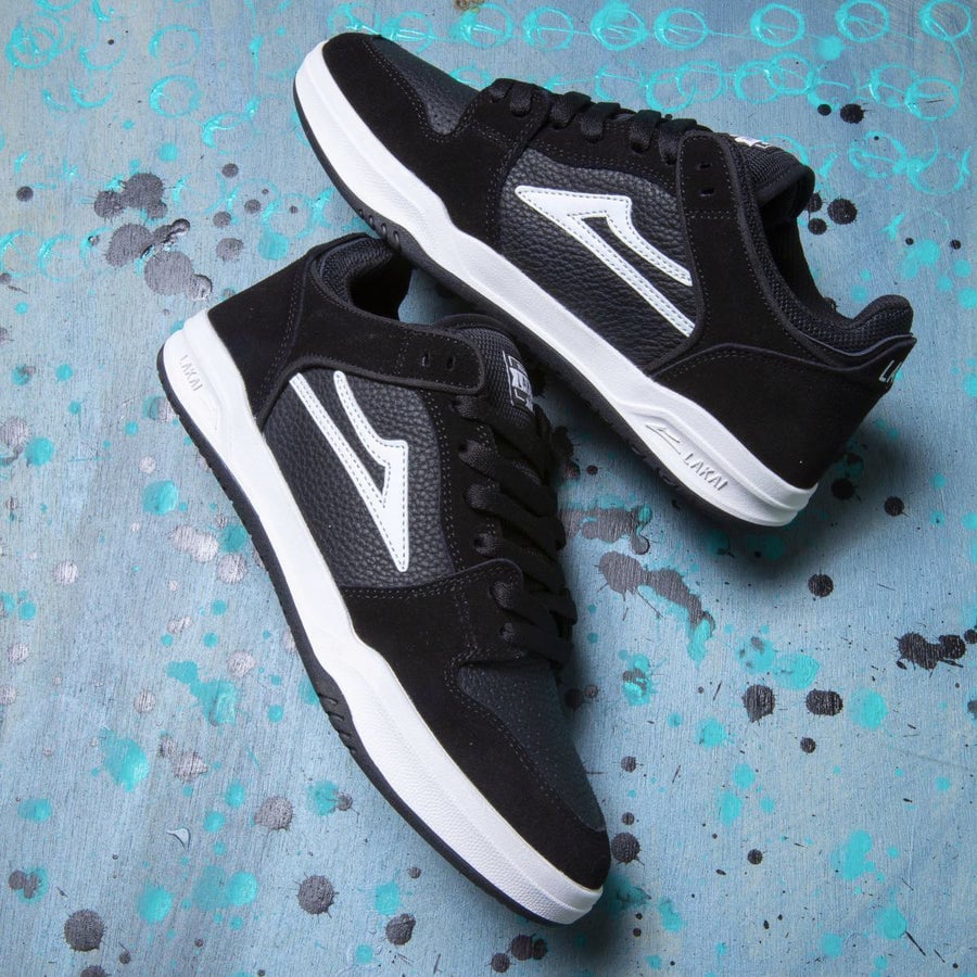 lakai telford low shoe black suede