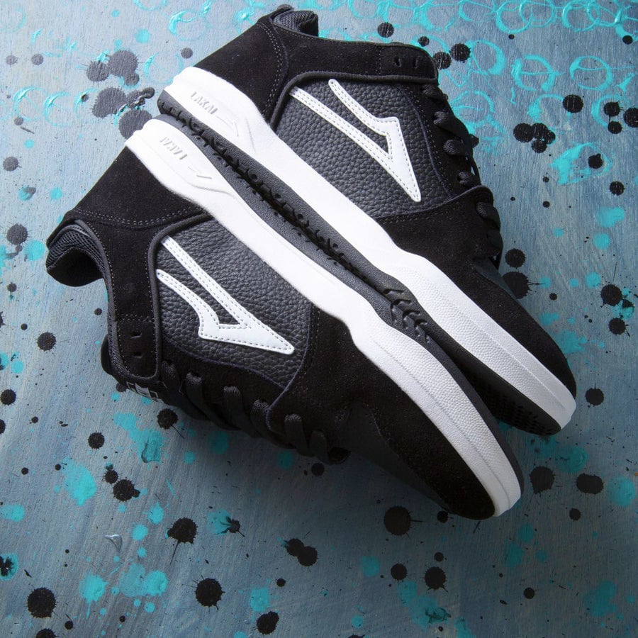 lakai telford low shoe black suede