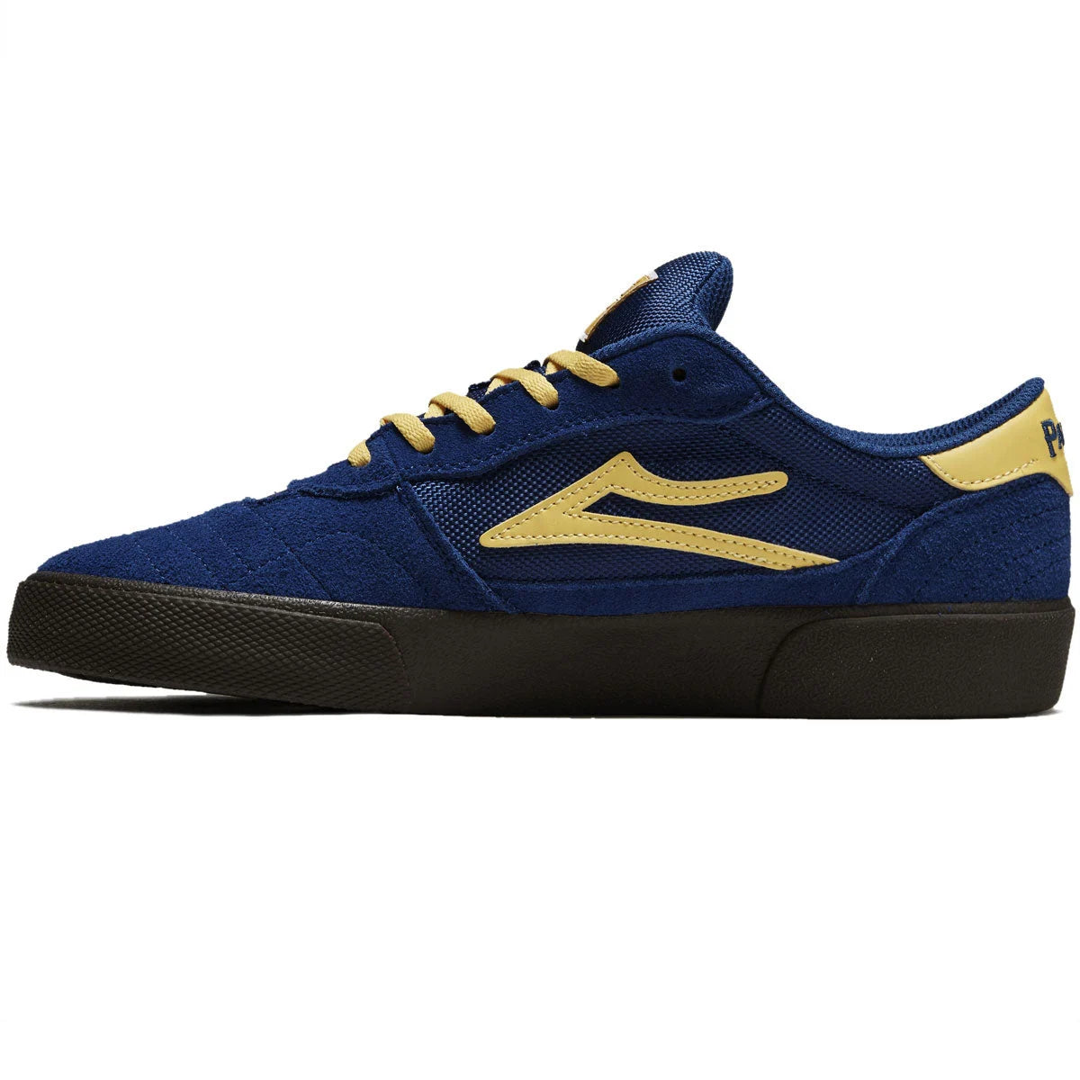 pacifico x lakai cambridge shoe blue yellow suede 6