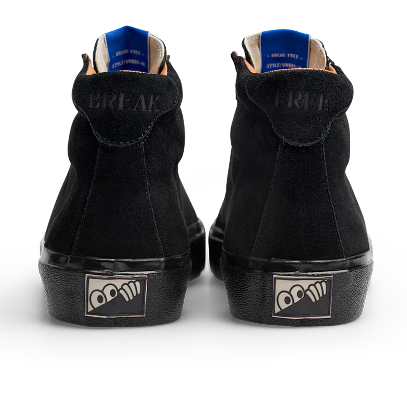 last resort ab vm001-hi shoe suede black black