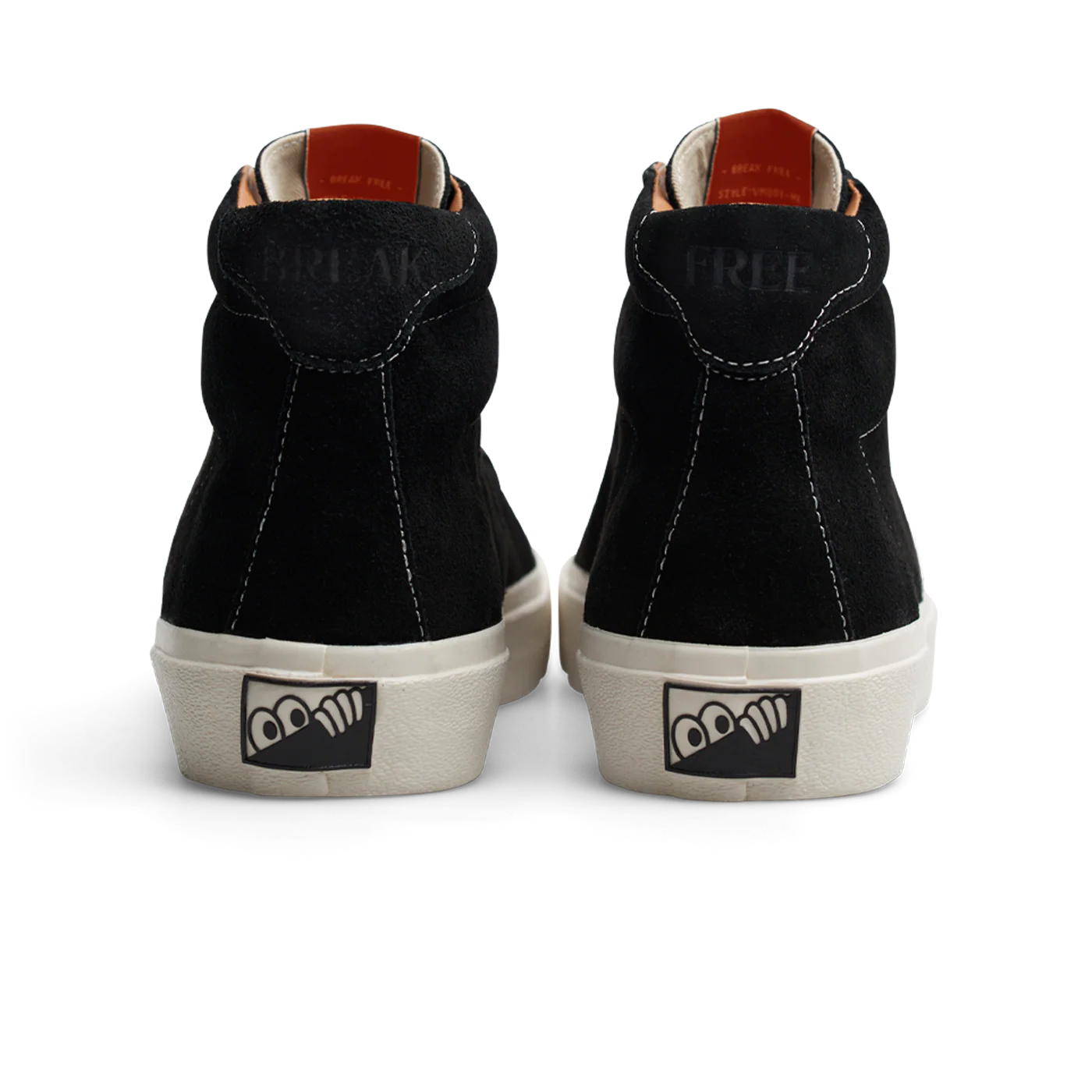 last resort ab vm001-hi shoe suede black white
