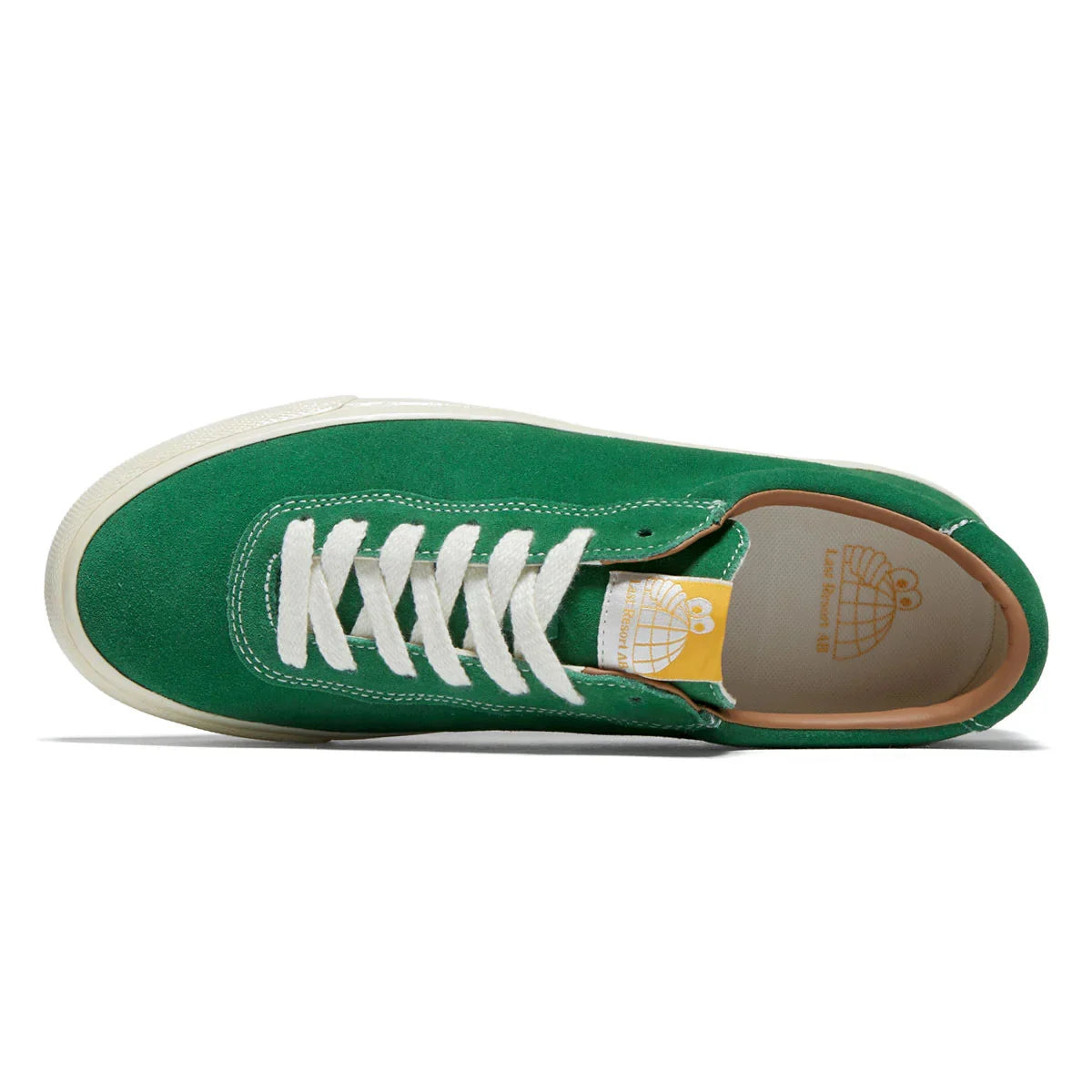 last resort ab vm001-lo shoe suede kelly green white 9