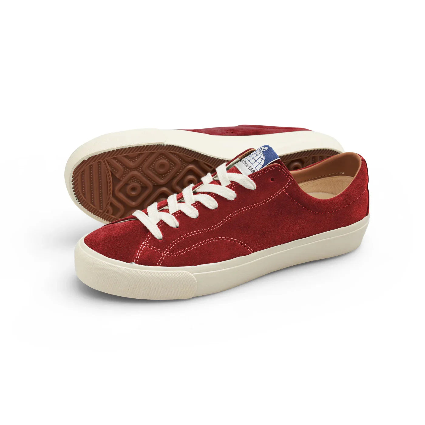 last resort ab vm003-lo suede shoe old red white