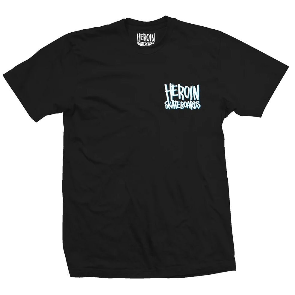 Heroin Curb Killer Wide Boy Tee Black