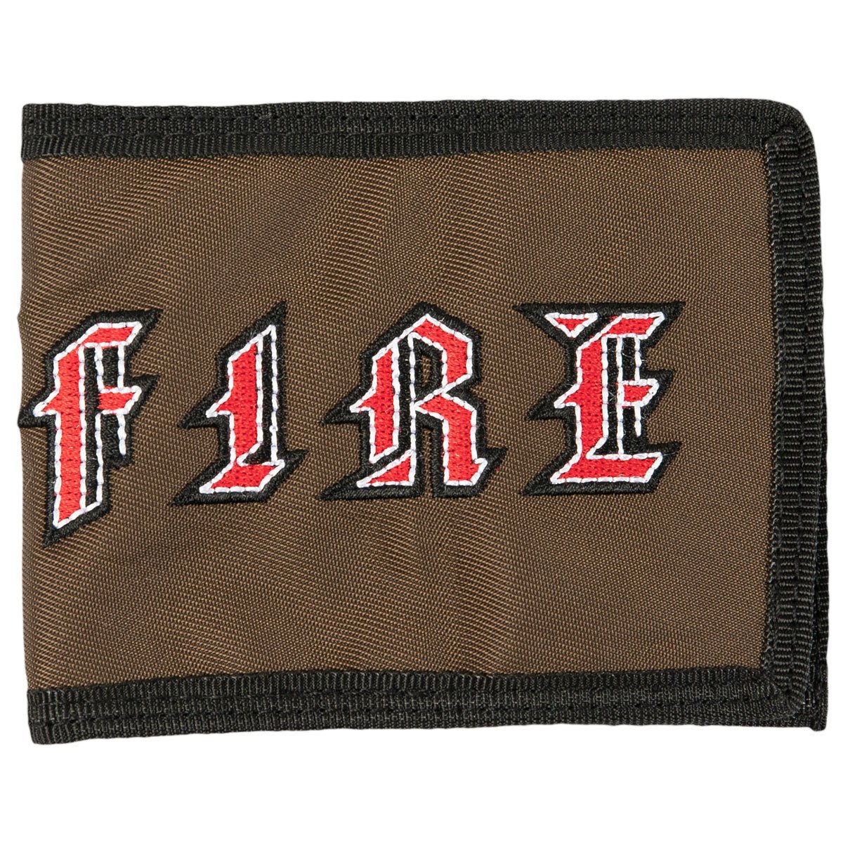 spitfire old e bi fold brown wallet