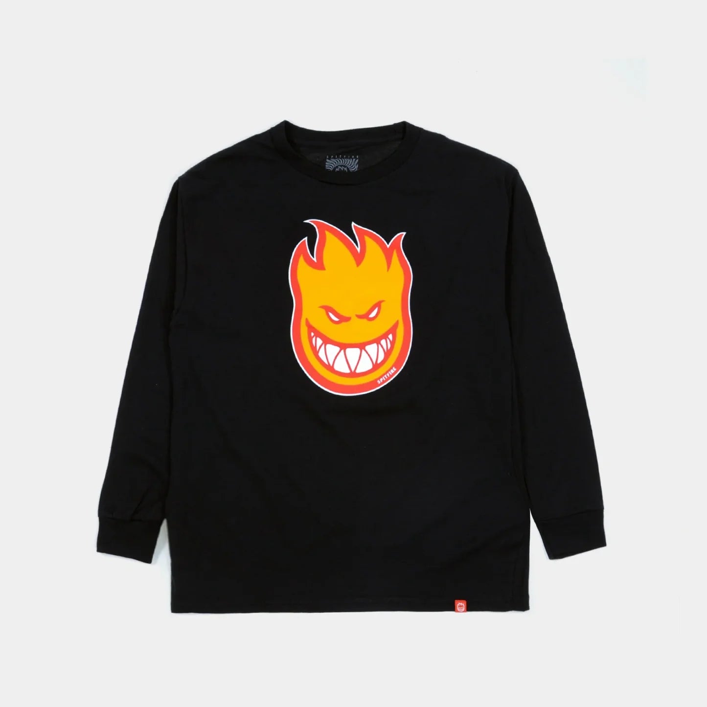 spitfire youth bighead longsleeve tee black