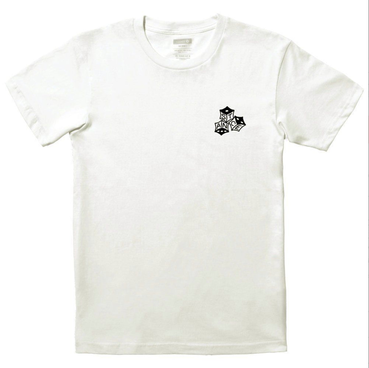 stance high roller tee white