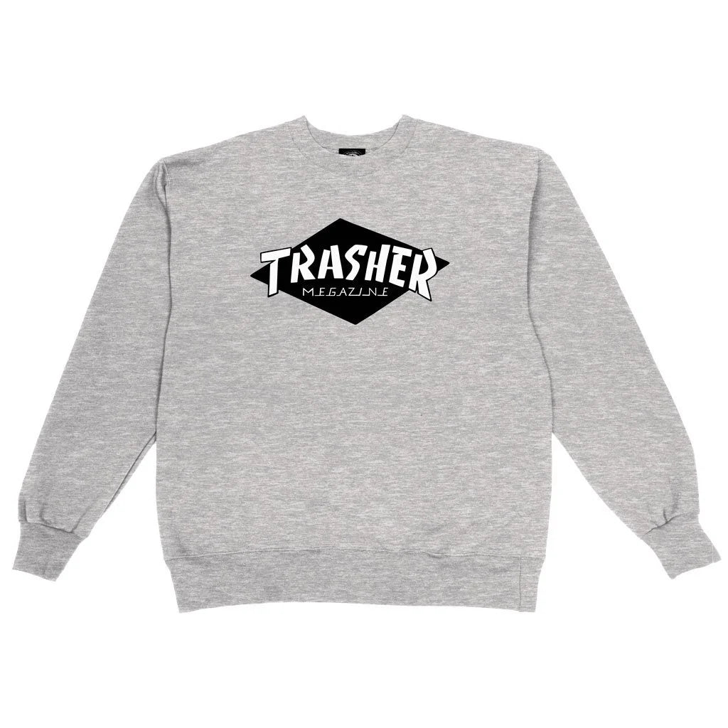 thrasher trasher crewneck gray