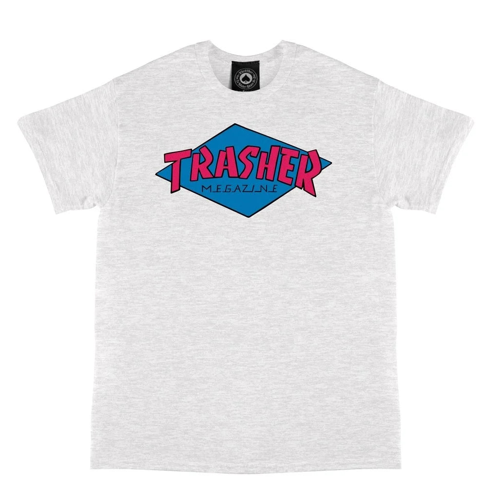 thrasher trasher tee ash grey