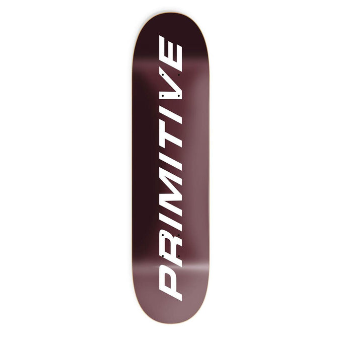 Primitive Team Euro Slant Burgundy Deck 8.12