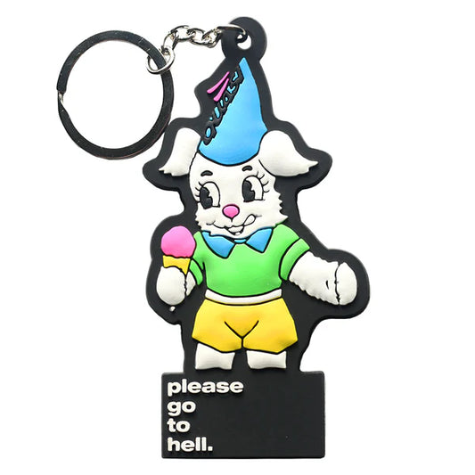 quasi go to hell keychain