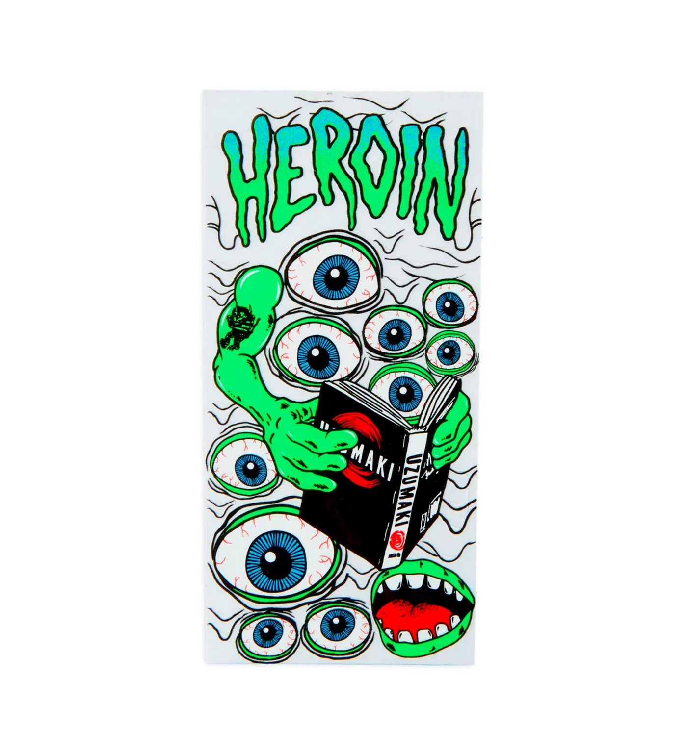 heroin mutate or die nolan houghton sticker