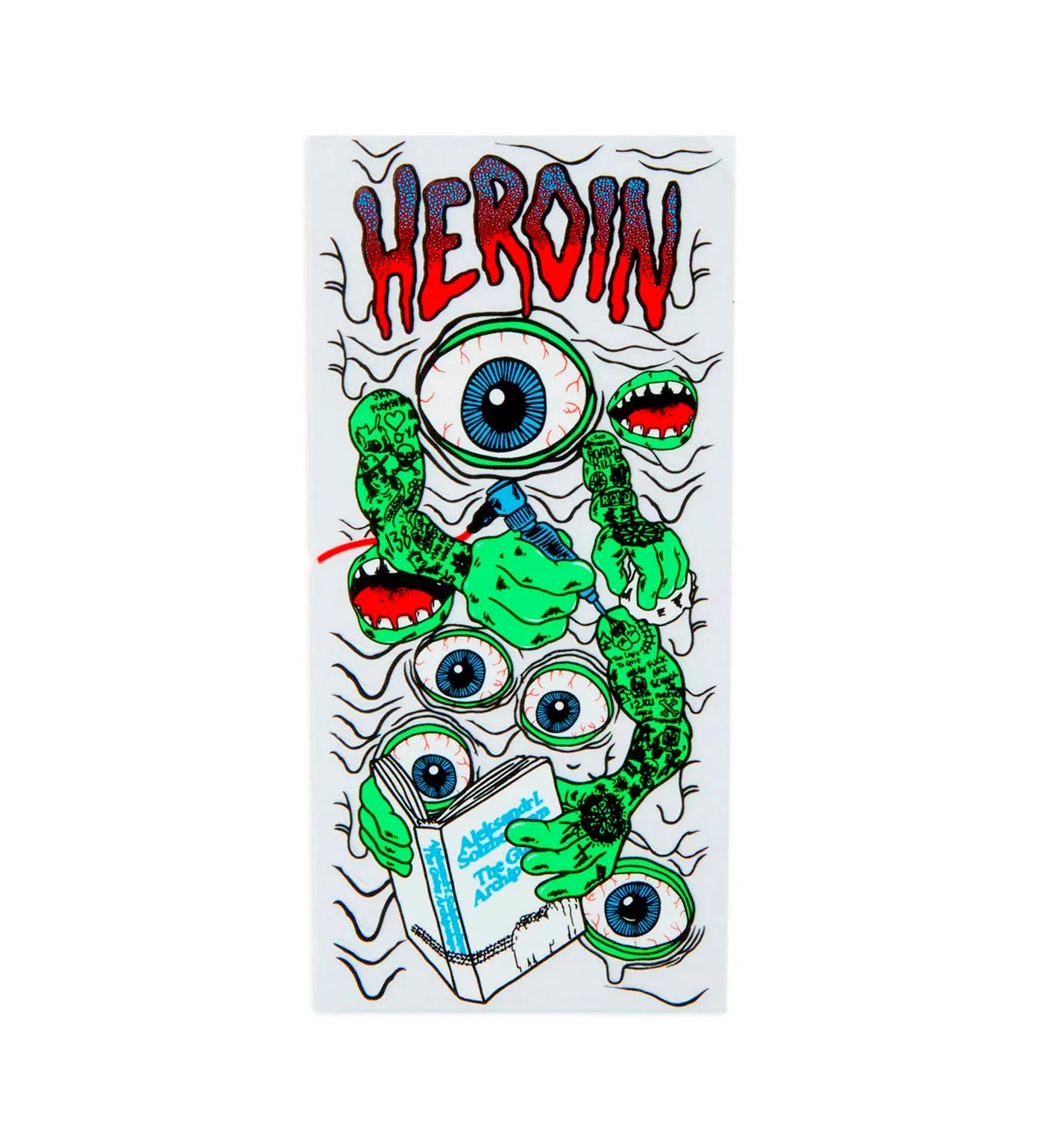 heroin mutate or die craig questions sticker