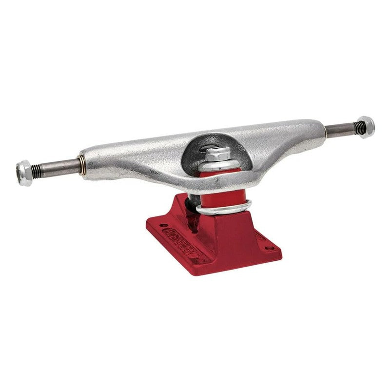 independent stage 11 forged hollow chain breaker 139 truck silver ano red