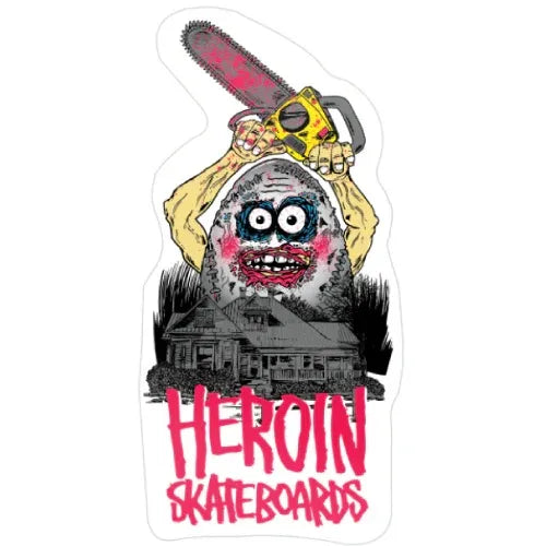 heroin fried boy teggxas sticker