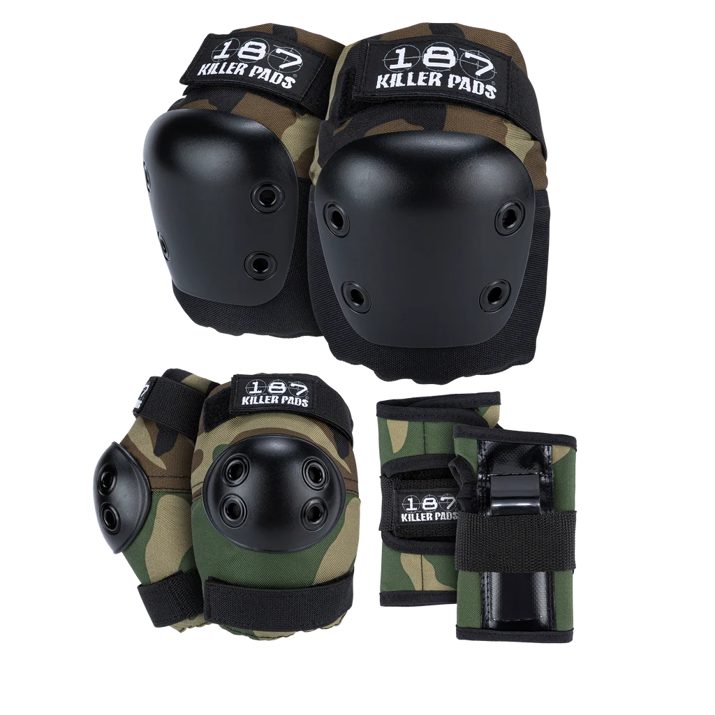 187 killer pads 6 pack junior set camo