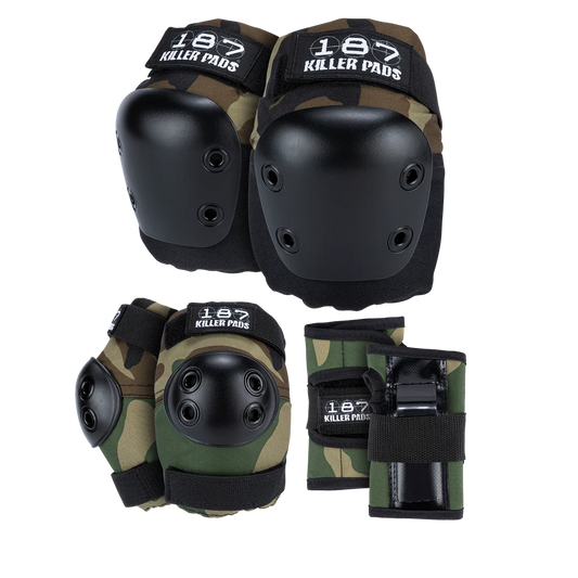 187 killer pads 6 pack junior set camo