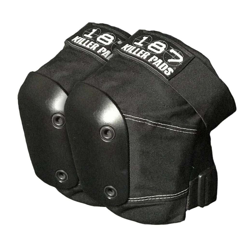 187 killer pads slim knee pads black