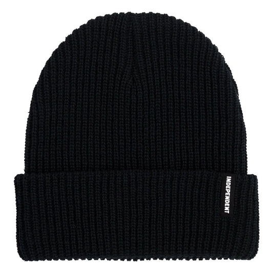 independent baseline beanie black