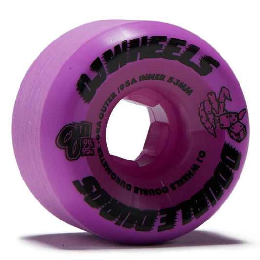 oj double duro mini combo 99a/95a purple 53mm wheels