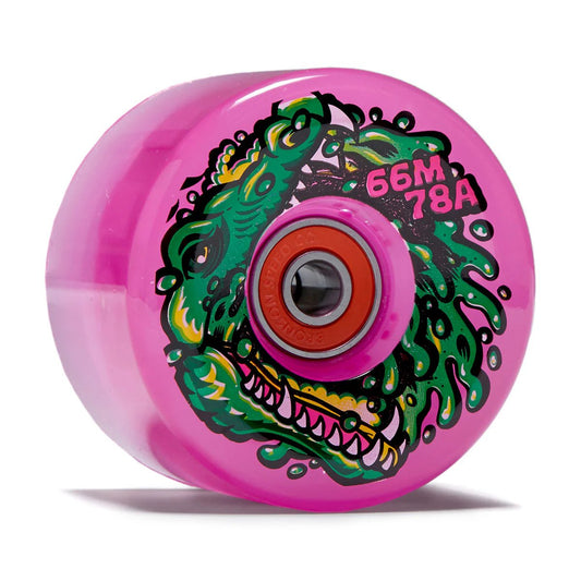 slime balls gator swamp spew light ups with bearings 78a pink wheels 66mm