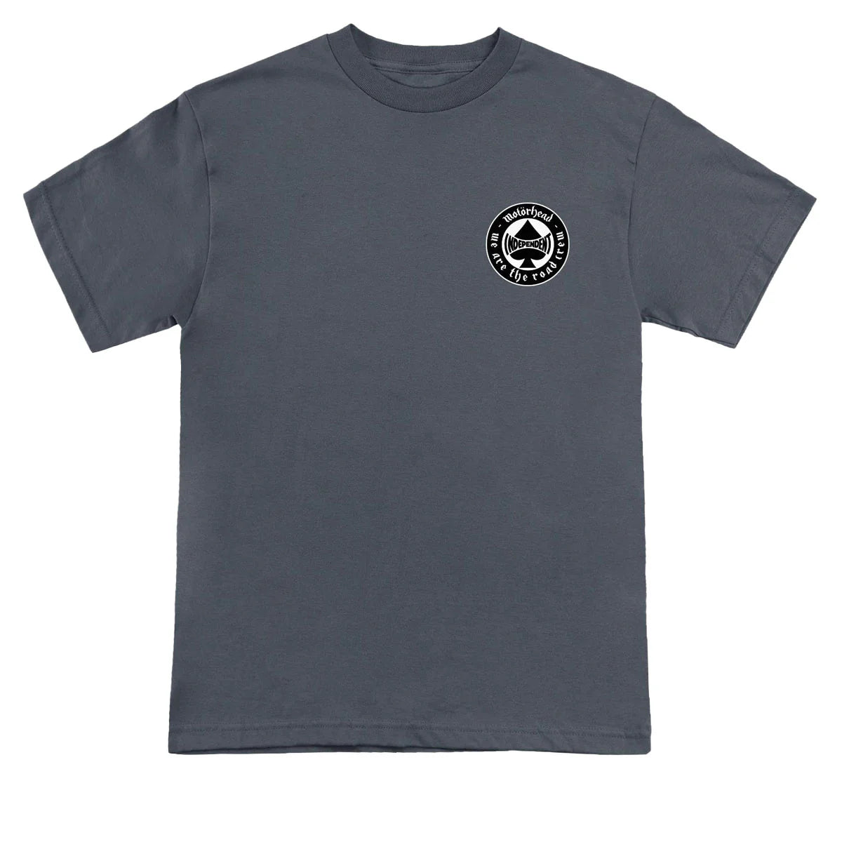 independent motörhead spade heavyweight tee charcoal