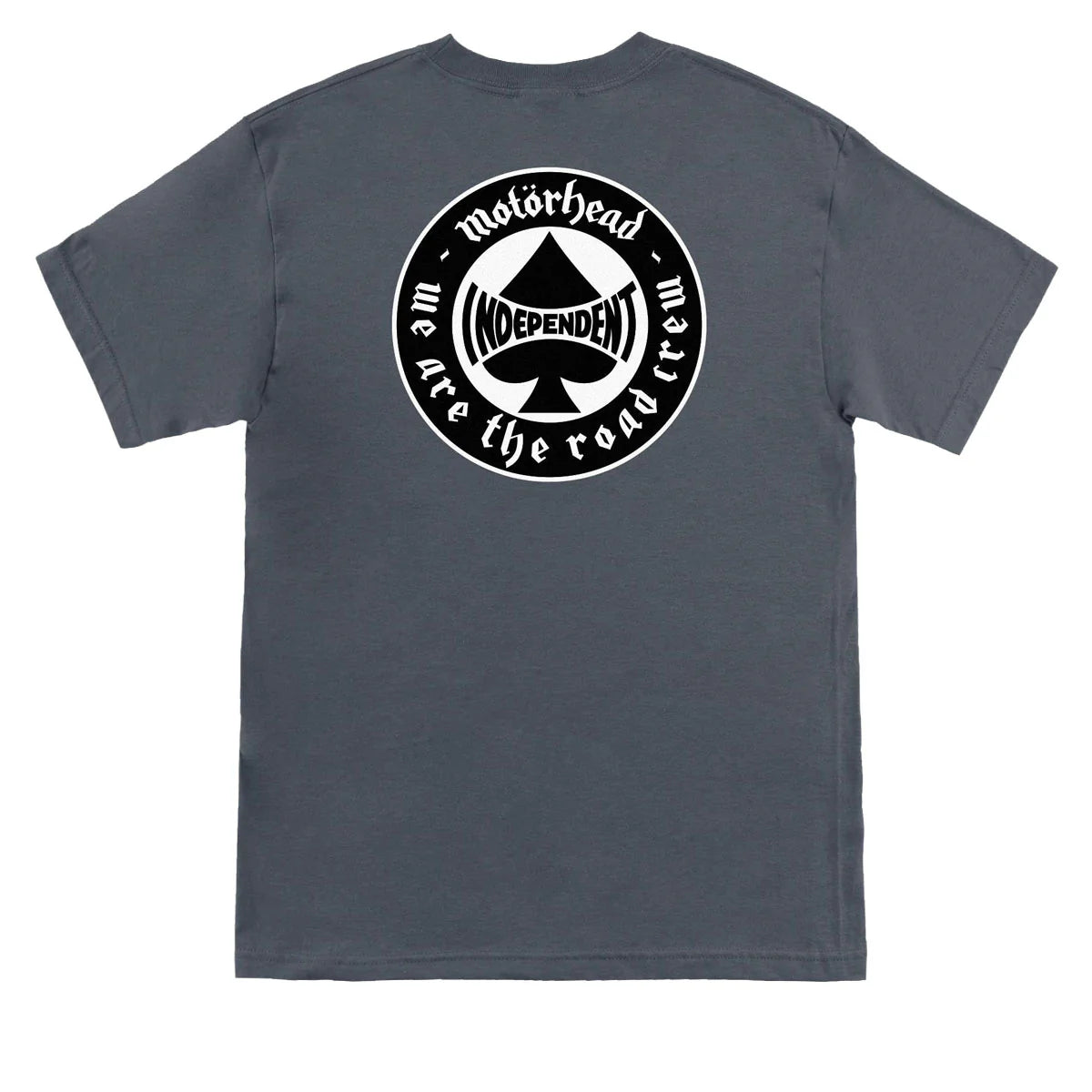 independent motörhead spade heavyweight tee charcoal