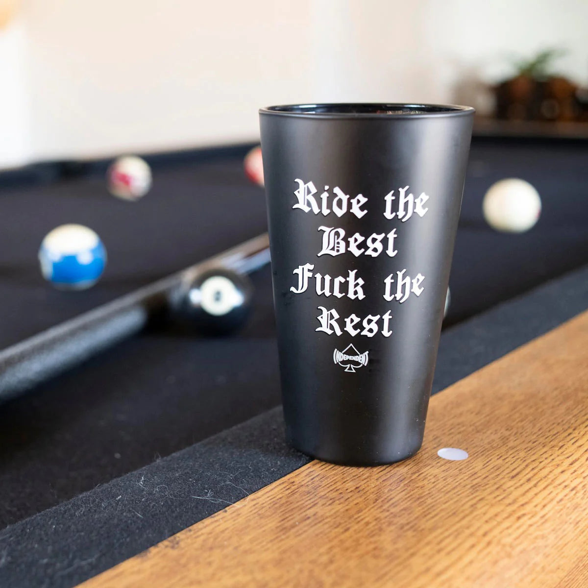 independent motörhead warpig pint glass