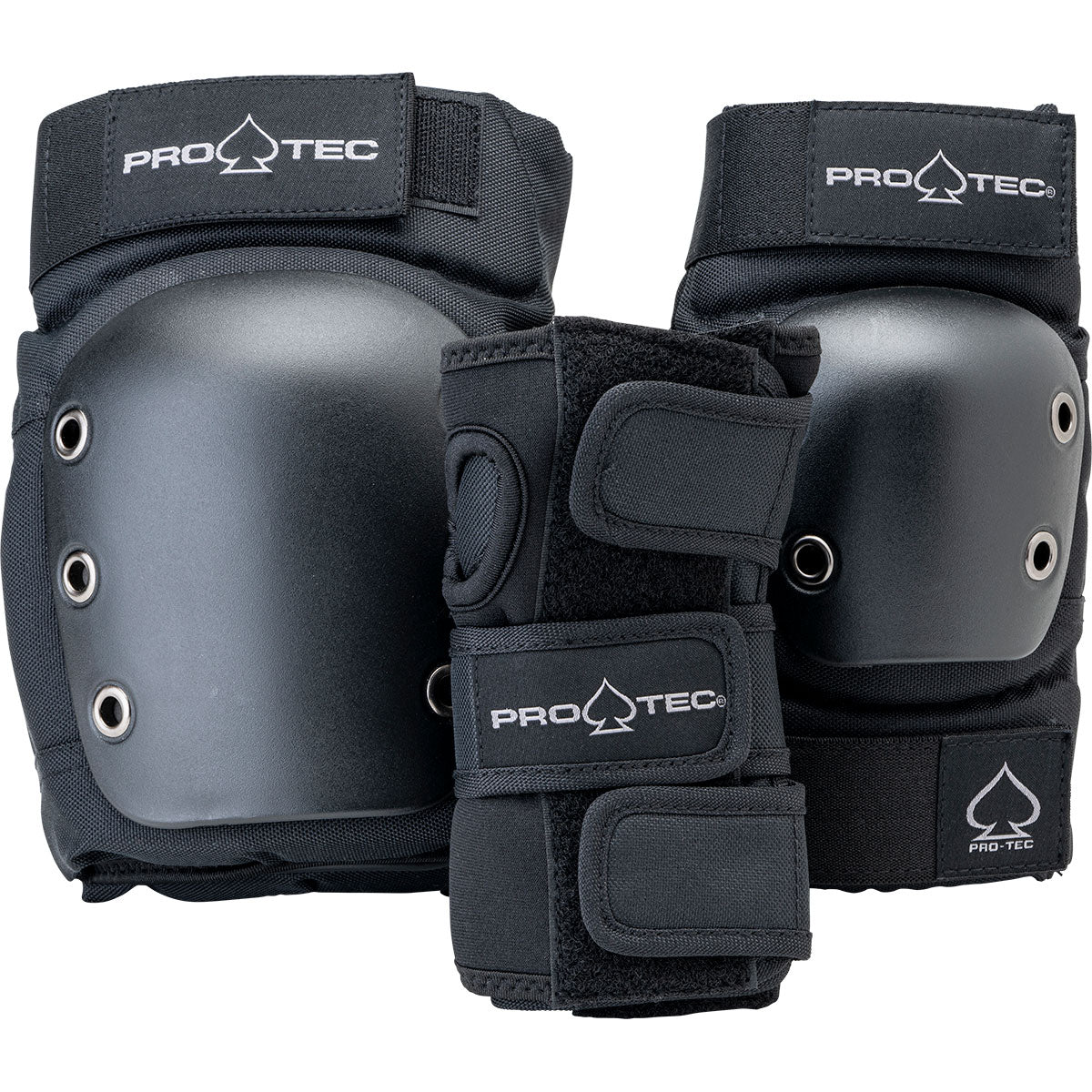 pro tec junior 3 pack pad set black