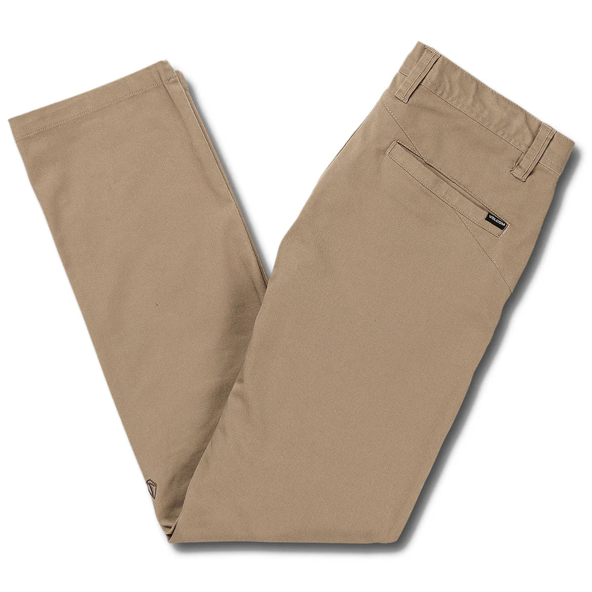 volcom frickin modern stretch chino pant khaki