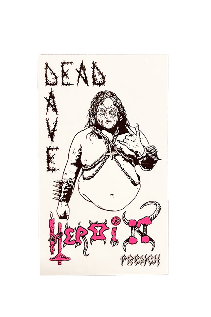 heroin french dead dave sticker