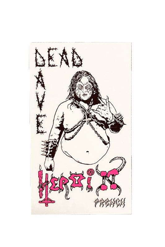 heroin french dead dave sticker