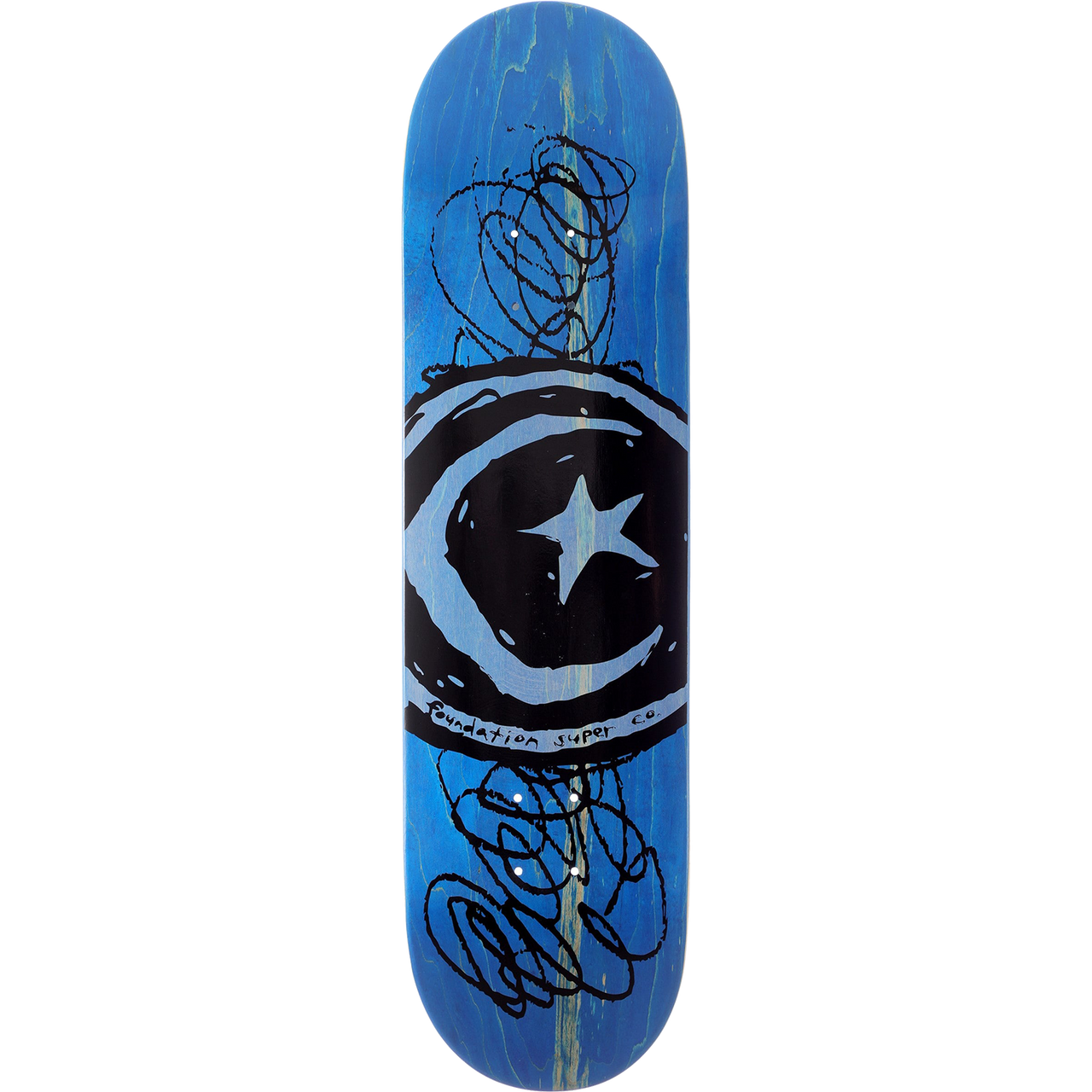 Foundation Star & Moon Scribble Deck 7.75