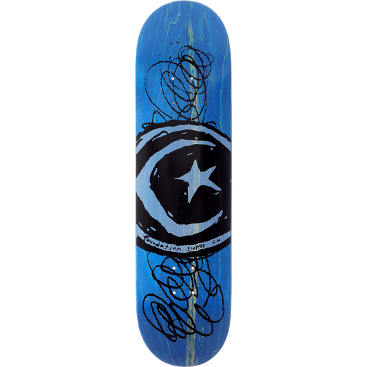 Foundation Star & Moon Scribble Deck 7.75