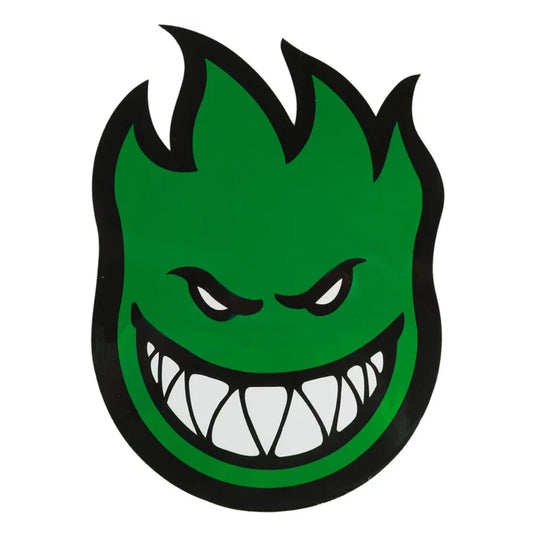 spitfire fireball large 11.5in sticker green