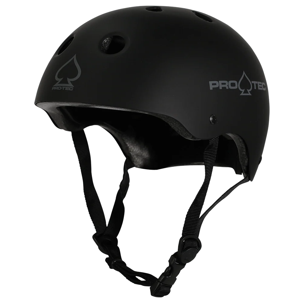 pro tec classic certified helmet matte black