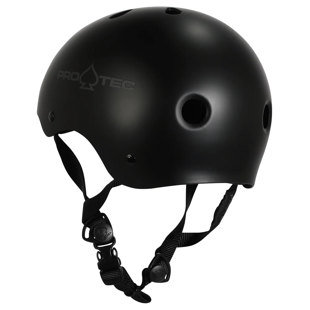 pro tec classic certified helmet matte black