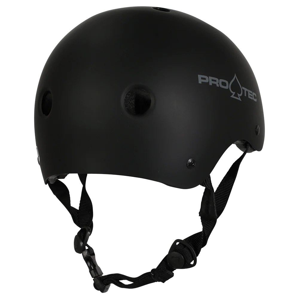 pro tec classic certified helmet matte black