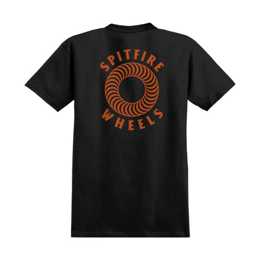 spitfire hollow classic pocket tee black