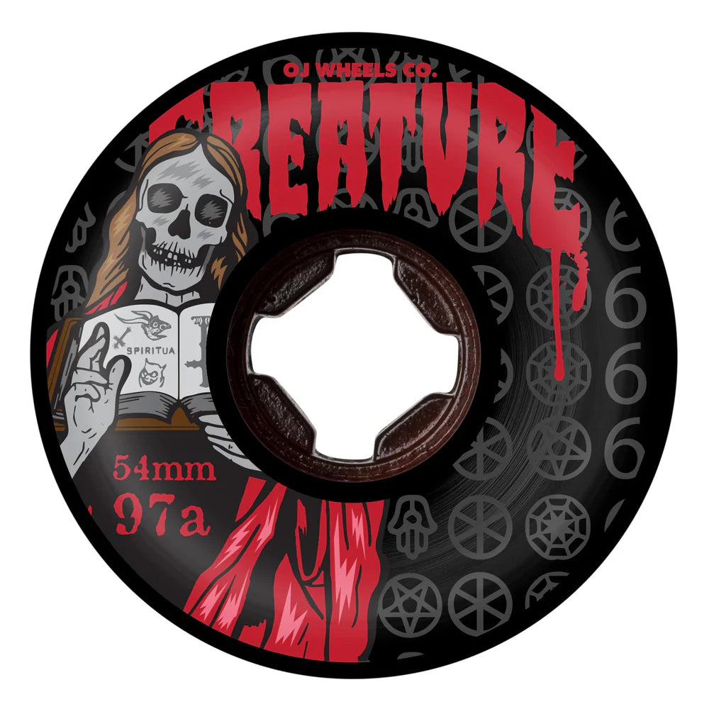 oj the book of oj bloodsuckers 97a 54mm black hardline wheels