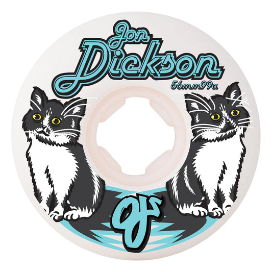oj jon dickson cat 99a chubbies white black wheels 56mm
