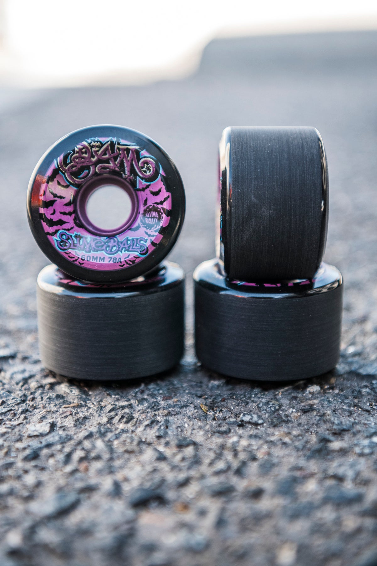 Slime Balls 78a Bam Margera Guest OG Slime Black Wheels 60mm