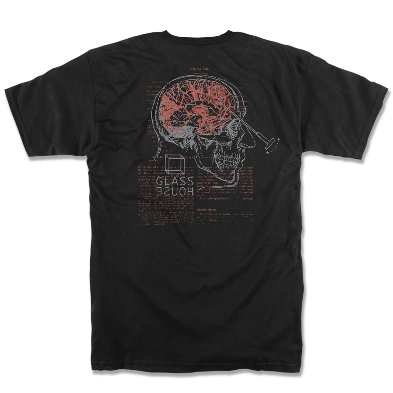 Glass House Lobotomy Vintage Black Tee