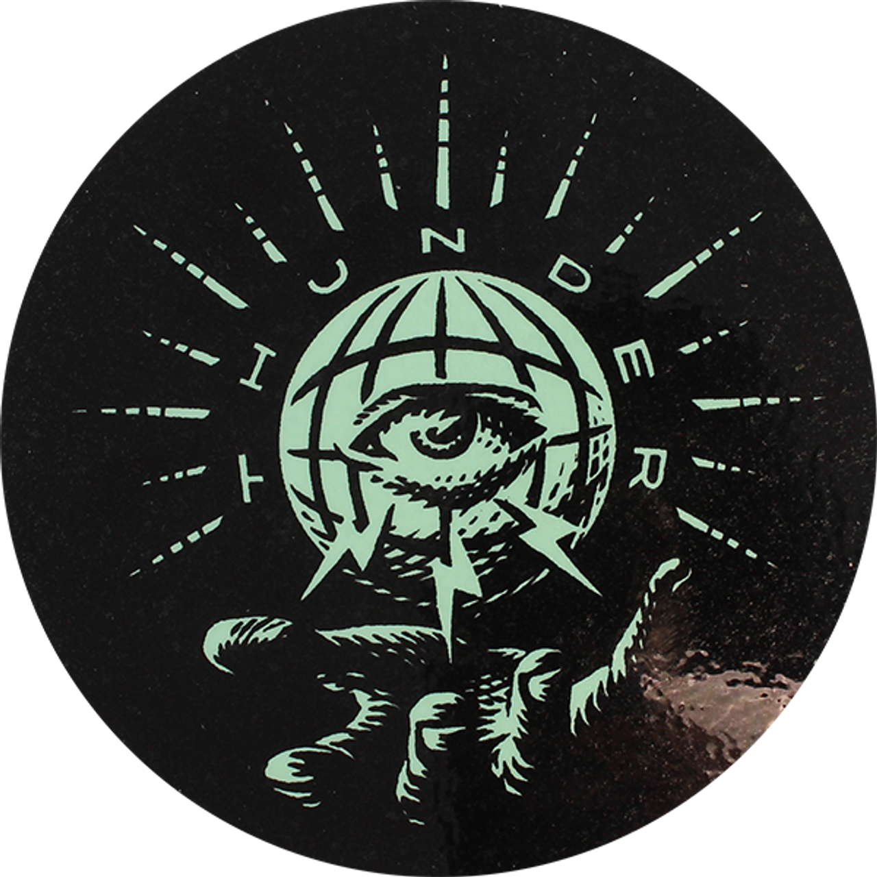thunder electric eye glow 4in sticker