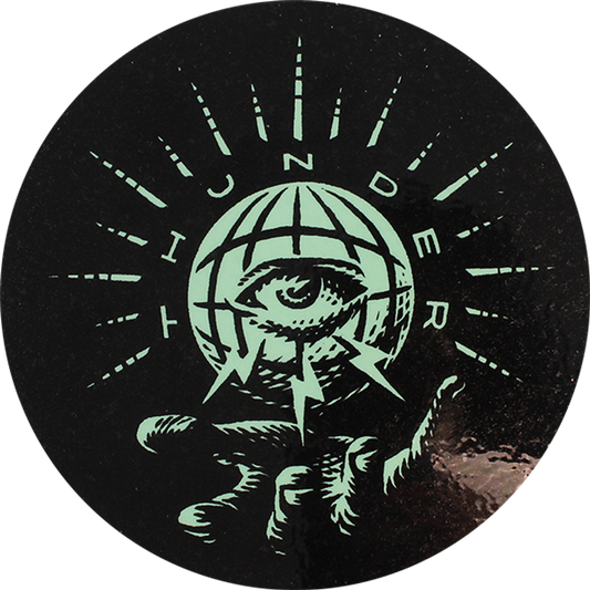 thunder electric eye glow 4in sticker