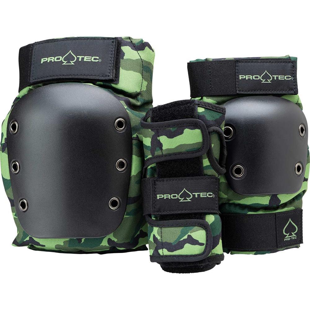 pro tec junior 3 pack pad set camo
