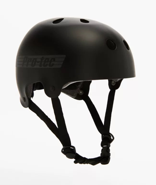 pro tec old school skate helmet matte black