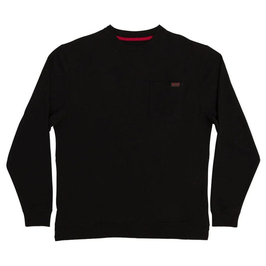 independent span crewneck midweight sweatshirt black